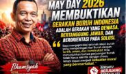 KPBI : May Day 2026, Bukti Gerakan Buruh = Gerakan Rakyat Bertanggung Jawab